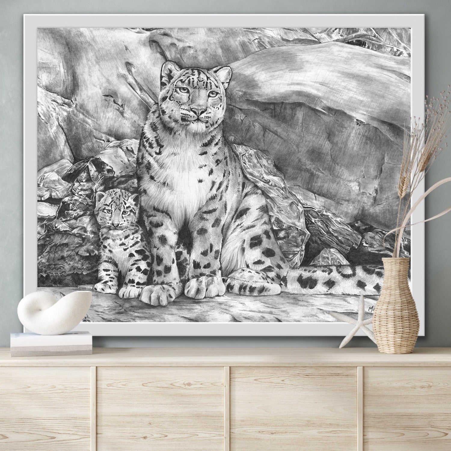 Snow Leopards | Limited Edition Print image 0