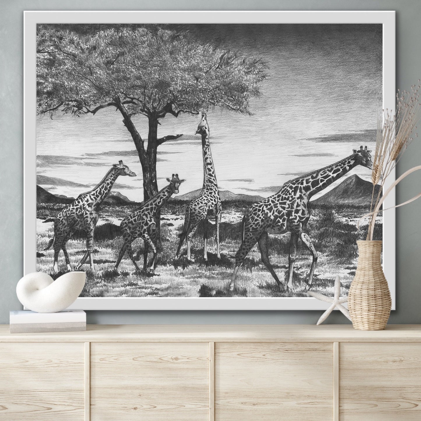 Giraffes | Limited Edition Print image 0