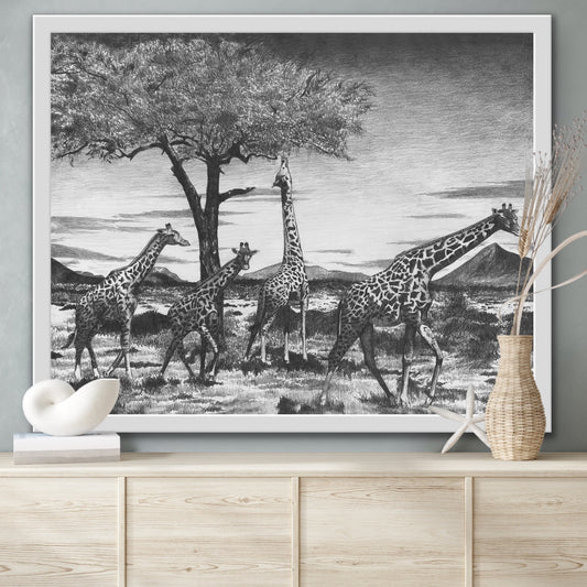 Giraffes | Limited Edition Print image 0