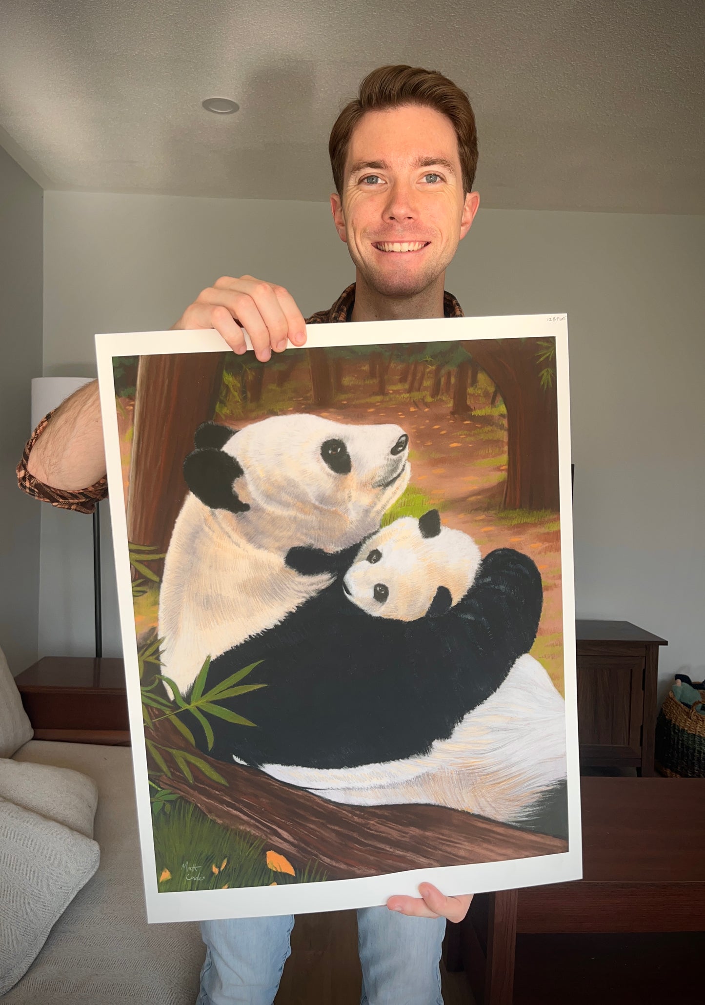Pandas | Limited Edition Print image 1