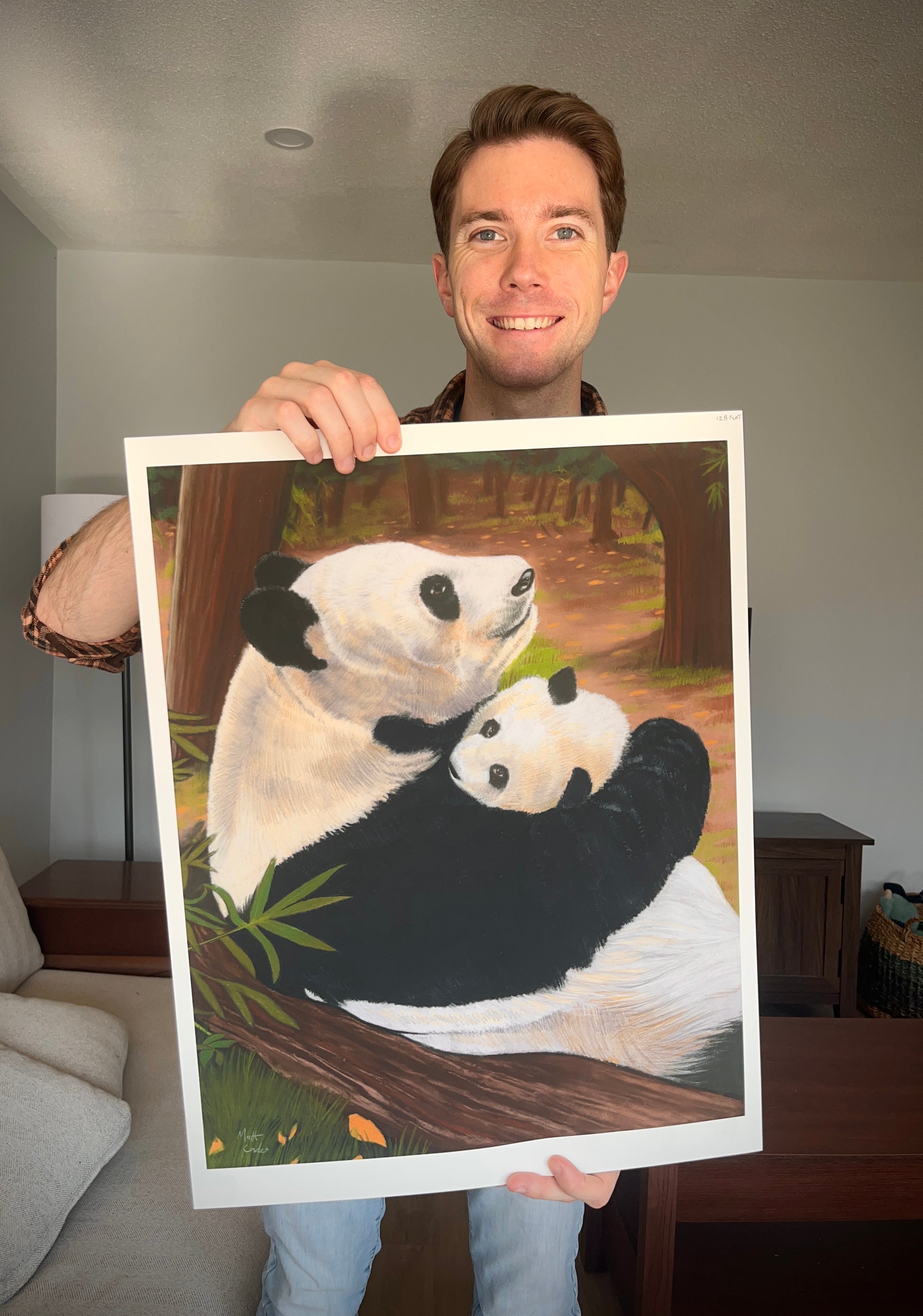 Pandas | Limited Edition Print image 1