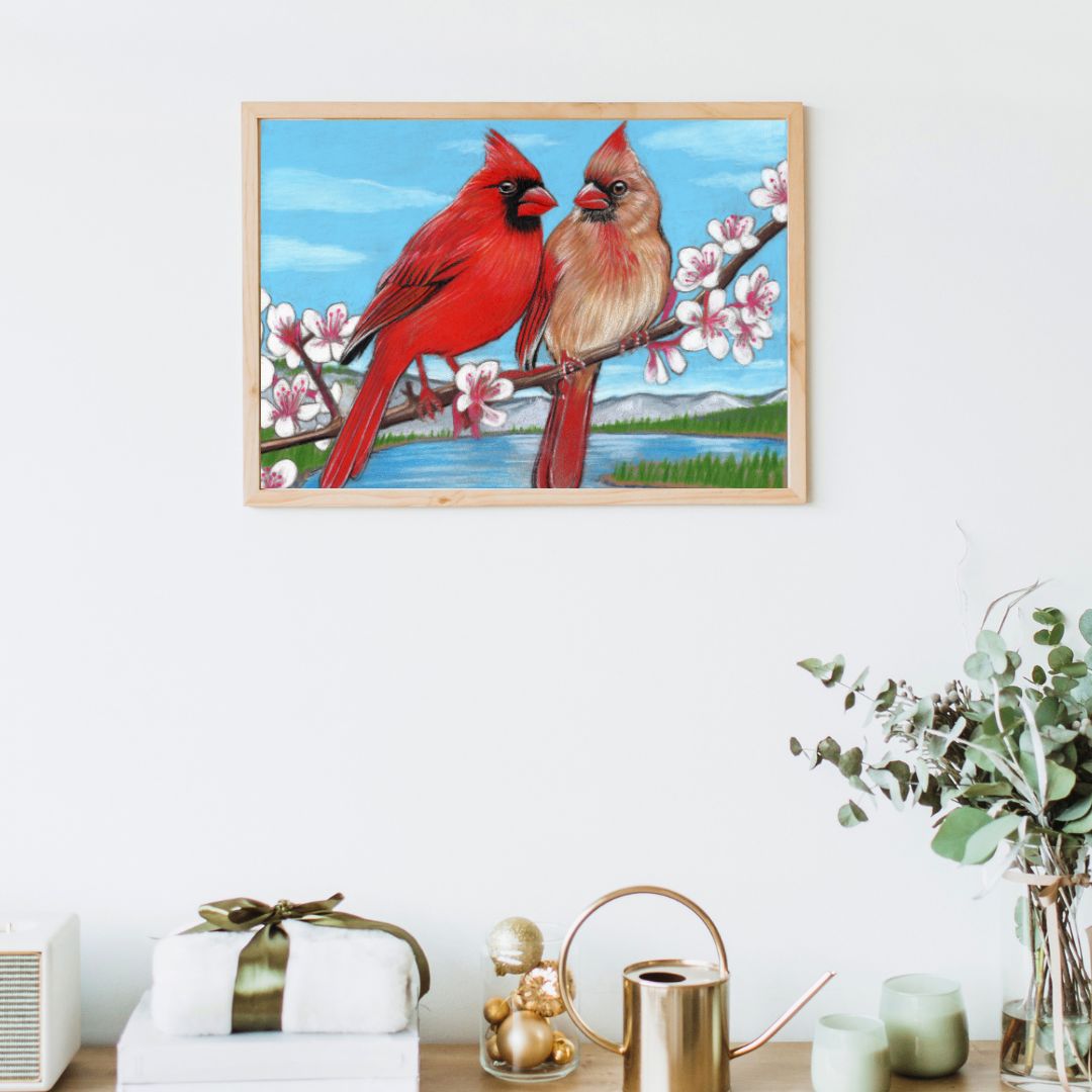 Cardinals Limited Edition Art Print image 1